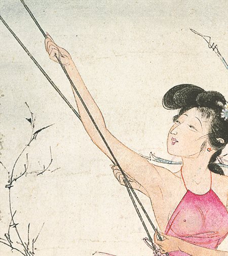 新竹县-胡也佛的仕女画和最知名的金瓶梅秘戏图